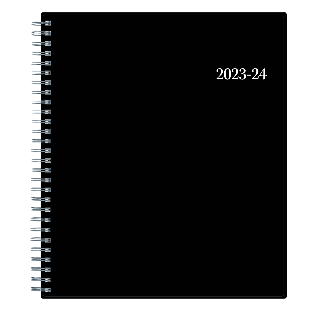 2023-2024 Blue Sky Enterprise Polypropylene Monthly Academic Planner, 8in x 10in, July 2023 to June 2024, 130615-A
