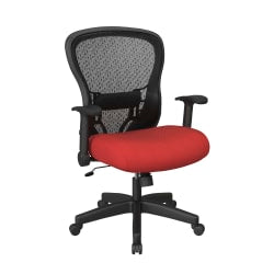 Office Star Space Seating 529 Series Deluxe Ergonomic Mesh Mid