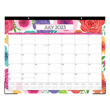 Load image into Gallery viewer, 2023-2024 Blue Sky Monthly Academic Desk Pad Calendar, 22in x 17in, Mahalo, July 2023 to June 2024, 100157-A