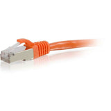 C2G-2ft Cat6 Snagless Shielded (STP) Network Patch Cable - Orange - Category 6 for Network Device - RJ-45 Male - RJ-45 Male - Shielded - 2ft - Orange