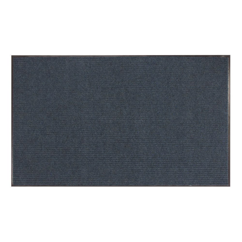 Office Depot Brand Tough Rib Floor Mat, 3ft x 5ft, Blue