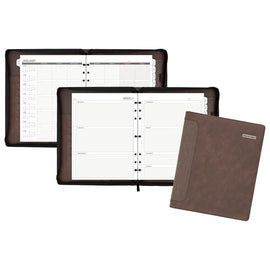 At-A-Glance Express Planner, Harrison, 8 1/2in x 11in, Brown