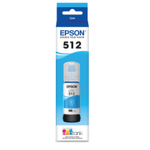Load image into Gallery viewer, Epson 512 EcoTank Cyan High-Yield Ink Bottle, T512220-S
