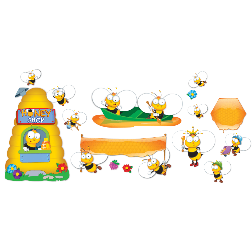 Carson-Dellosa Buzz-Worthy Bees Bulletin Board Set, Multicolor, Grades Pre-K - 5