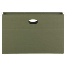 Load image into Gallery viewer, Smead Hanging Pockets with Full-Height Gusset - Legal - 8 1/2in x 14in Sheet Size - 3 1/2in Expansion - 11 pt. Folder Thickness - Standard Green - 10 / Box