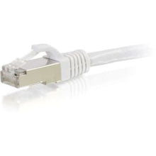 Load image into Gallery viewer, C2G-10ft Cat6 Snagless Shielded (STP) Network Patch Cable - White - Category 6 for Network Device - RJ-45 Male - RJ-45 Male - Shielded - 10ft - White