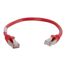 Load image into Gallery viewer, C2G 12ft Cat6 Ethernet Cable - Snagless Shielded (STP) - Red - Patch cable - RJ-45 (M) to RJ-45 (M) - 12 ft - STP - CAT 6 - molded, snagless, stranded - red