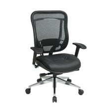 Load image into Gallery viewer, Office Star SPACE Big &amp; Tall High-Back Mesh Chair, Black/Silver