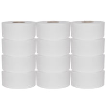 Load image into Gallery viewer, Scott Jumbo Unperforated 2-Ply Toilet Paper, 1000ft Per Roll, Pack Of 12 Rolls
