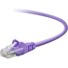 Load image into Gallery viewer, Belkin Cat5e Patch Cable - RJ-45 Male Network - RJ-45 Male Network - 5ft - Purple