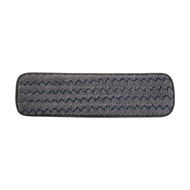 Rubbermaid Executive Series Microfiber Damp Mop Heads, 18in, Case Of 12