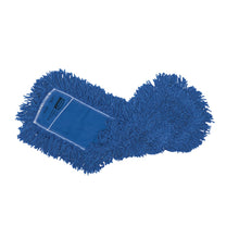 Load image into Gallery viewer, Rubbermaid Twisted Loop Synthetic Dust Mop Heads, 5in x 36in, Blue, Pack Of 12