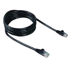 Belkin Cat.6 Snagless Patch Cable - RJ-45 - RJ-45 - 25ft - Black