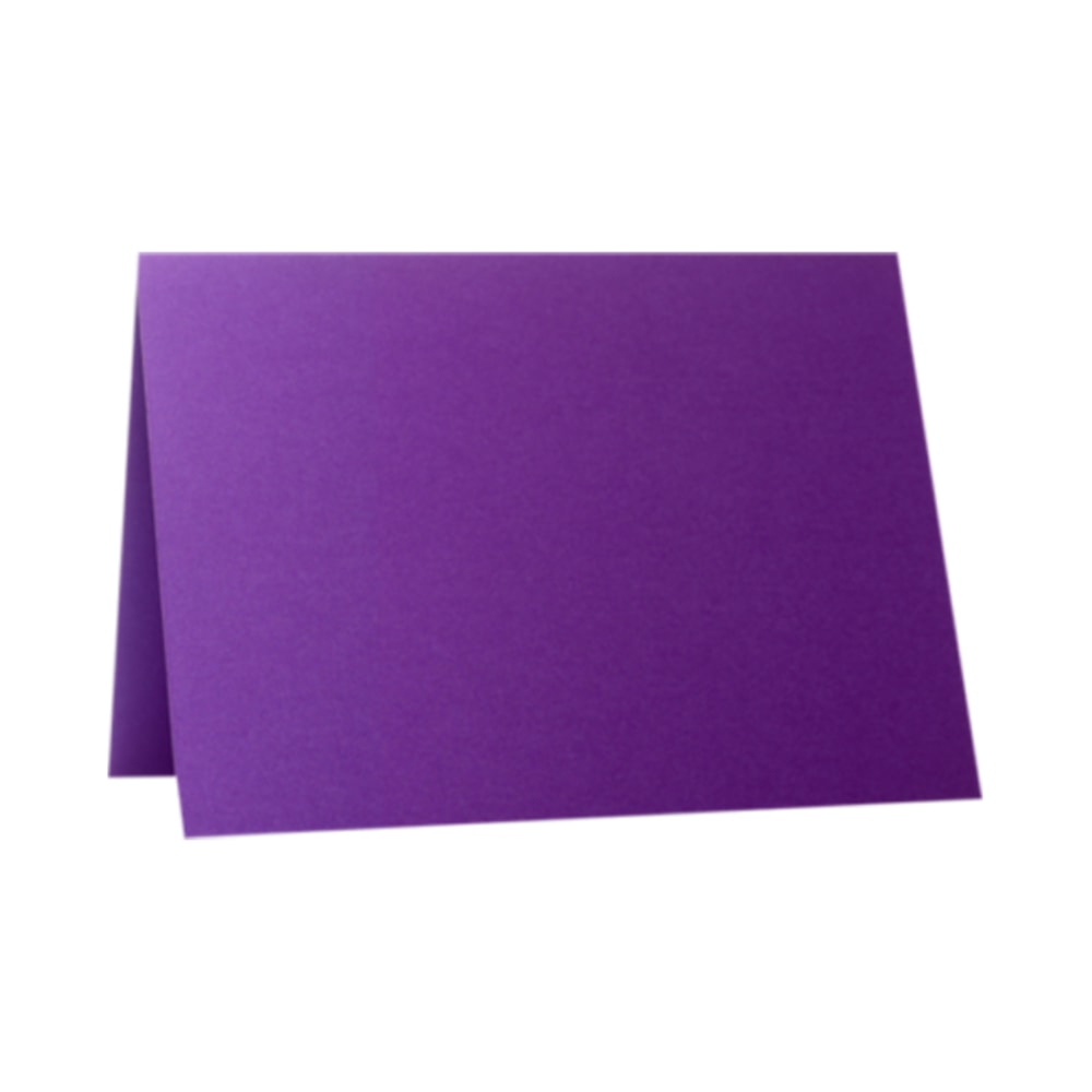 LUX Folded Cards, A1, 3 1/2in x 4 7/8in, Purple Power, Pack Of 250