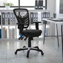 Load image into Gallery viewer, Flash Furniture Ergonomic Mesh Mid-Back Swivel Task Chair, Black