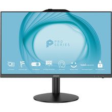 Load image into Gallery viewer, MSI PRO AP242 All-In-One Desktop PC, 23.8in Screen, Intel Core i7, 16GB Memory, 250GB Solid State Drive, Black, Windows 11 Pro, Wi-Fi 6