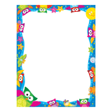 Trend Enterprises Terrific Papers, Owl-Stars!, 8 1/2in x 11in, Multicolor, 50 Sheets Per Pack, Case Of 6