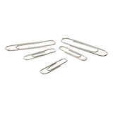 Office Depot Brand Premium Paper Clips, Box Of 1000, No. 1, Silver