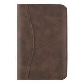 AT-A-GLANCE Simulated Leather Starter Set With Daily/Weekly Planning Pages, Distressed Brown