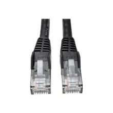 Load image into Gallery viewer, Tripp Lite 3ft Cat6 Gigabit Snagless Molded Patch Cable RJ45 M/M Black 3ft 50 Bulk Pack - 3 ft Category 6 Network Cable for Network Device, Printer, Blu-ray Player, Router, Modem - 24 AWG - Black - 50 Pack)