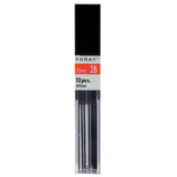 FORAY Lead Refills, 0.9 mm, HB Hardness, Tube Of 12 Leads, Pack Of 3 Tubes
