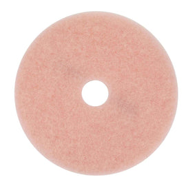 3M Eraser 3600 Burnishing Pads, 19in, Pink, Pack Of 5