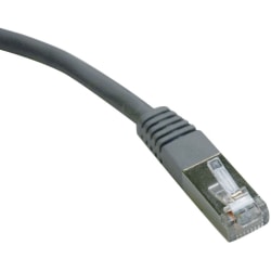 Tripp Lite 10ft Cat6 Gigabit Molded Shielded Patch Cable FTP RJ45 M/M Gray 10ft - 10ft - 1 x RJ-45 Male - 1 x RJ-45 Male - Gray