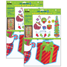 Load image into Gallery viewer, Eureka School All-In-One Door Decor Kits, Christmas, Set Of 2 Kits