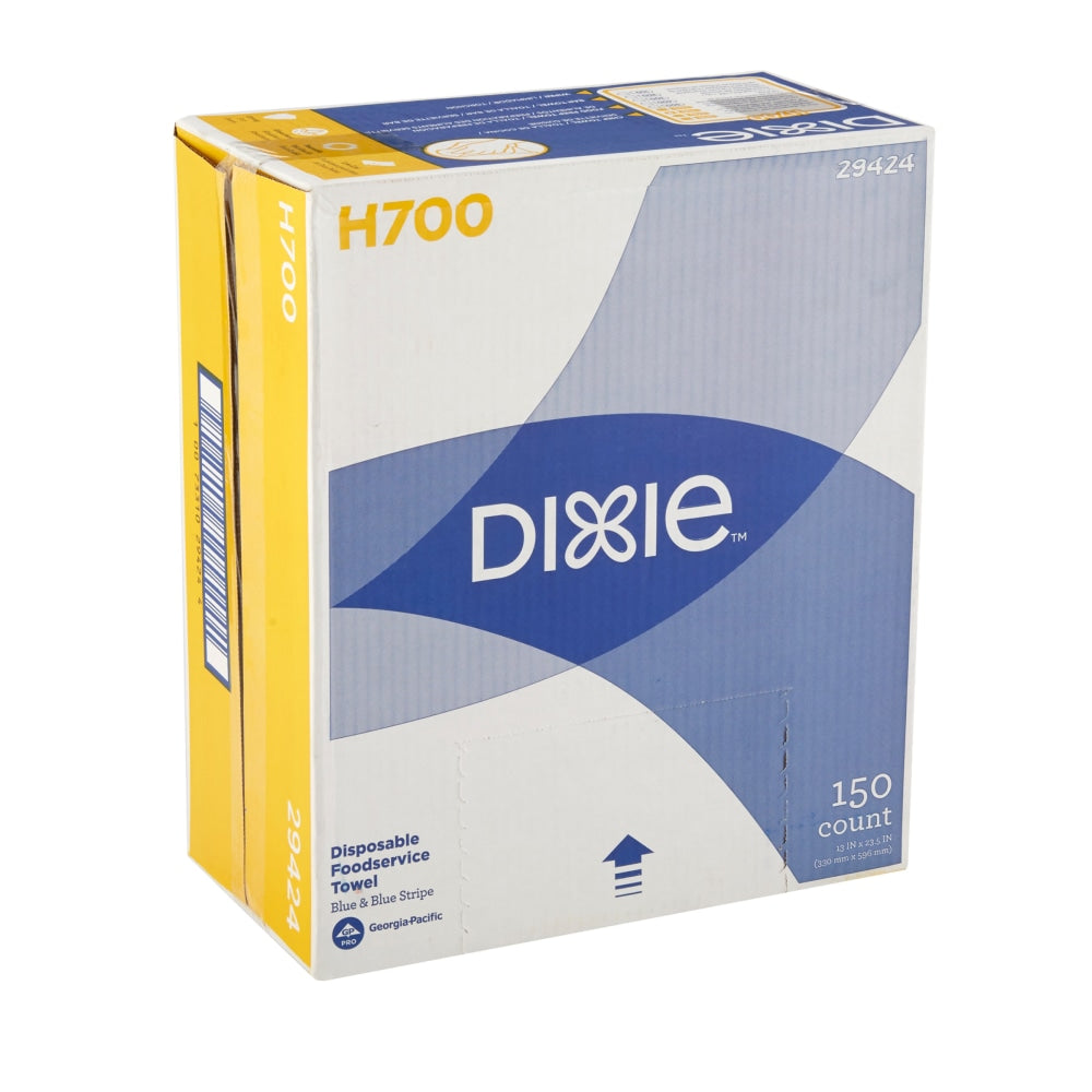 GP PRO Dixie H700 Disposable Foodservice Towels, 13in x 24in, Blue, Pack Of 150 Towels