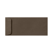 Load image into Gallery viewer, LUX Open-End Envelopes, #10, Peel &amp; Press Closure, Chocolate Brown, Pack Of 50