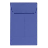 LUX Coin Envelopes, #1, Gummed Seal, Boardwalk Blue, Pack Of 50