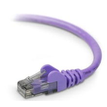 Load image into Gallery viewer, Belkin Cat.6 High Performance UTP Stranded Patch Cable - RJ-45 Male - RJ-45 Male - 8ft - Purple