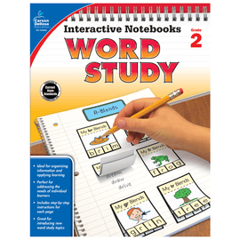 Carson-Dellosa Interactive Notebooks Word Study Books, Grade 2