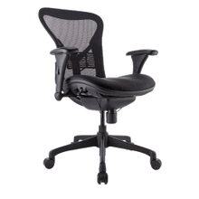 Load image into Gallery viewer, WorkPro Warrior 212 Mesh Managerial Mid-Back Chair, Black
