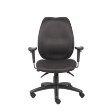 Load image into Gallery viewer, Boss Office Products Ergonomic Fabric High-Back Task Chair, Black