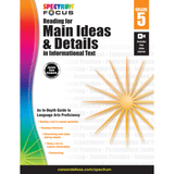 Spectrum Reading For Main Ideas And Details In Informational Text Workbook, Grade 5