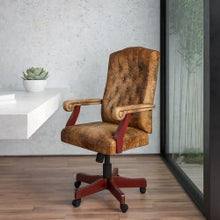 Load image into Gallery viewer, Flash Furniture Classic Microfiber High-Back Chair, Bomber Brown