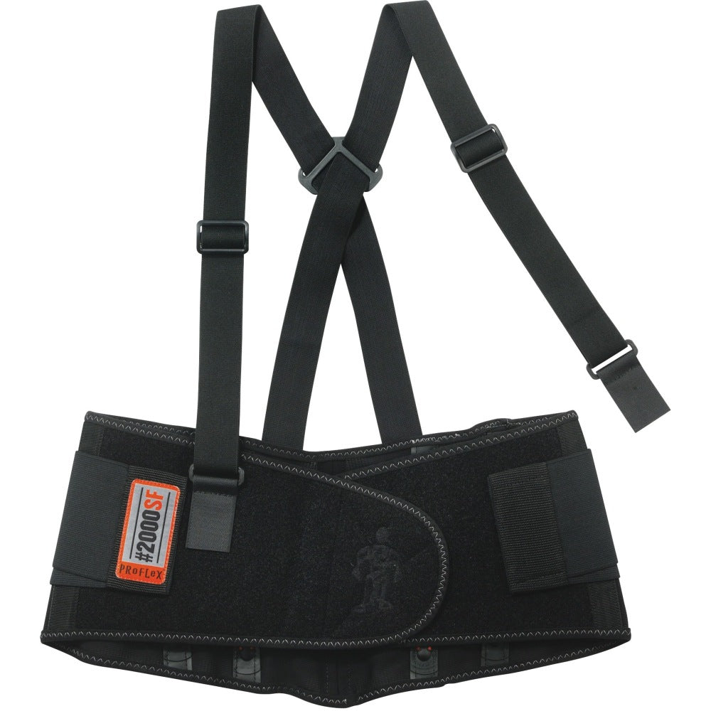 Ergodyne ProFlex 2000SF Back Support, Hi Performance, X-Large, Black