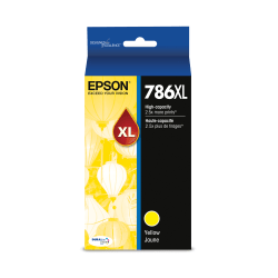 Epson 786XL DuraBrite Yellow Ultra-High-Yield Ink Cartridge, T786XL420-S