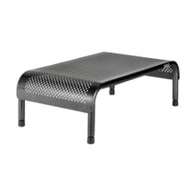 Load image into Gallery viewer, Allsop Metal Art Ergo3 Adjustable Monitor Stand, 6inH-8inH x 18inW x 10inD, Black, 31630