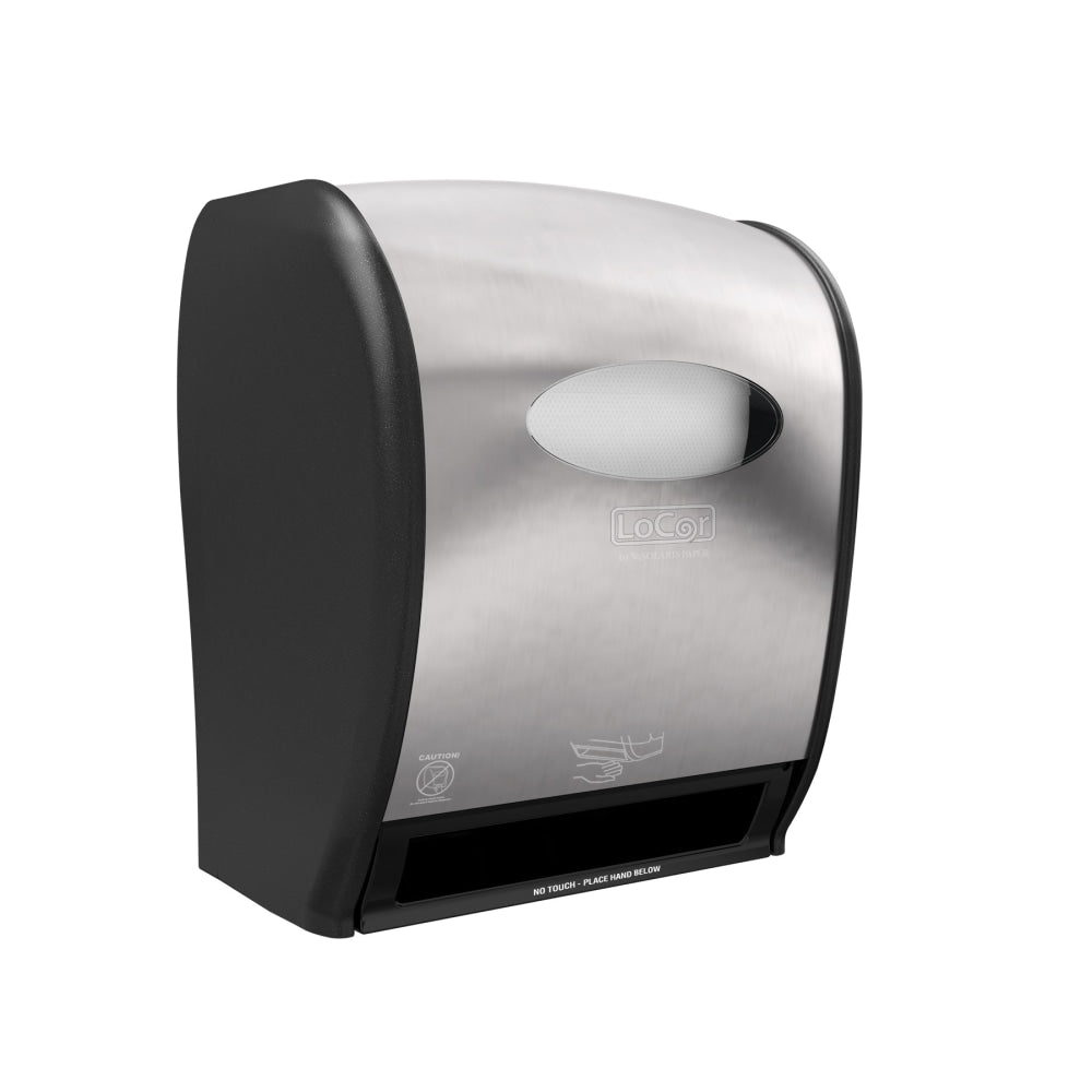 Solaris Paper LoCor Wall-Mount Electric Paper Towel Dispenser, Stainless