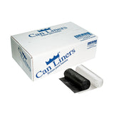Trash Can Liners, 14 Microns Thick, 24in x 33in, Carton Of 500