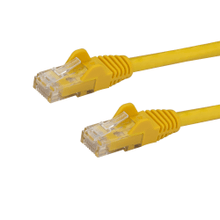Load image into Gallery viewer, StarTech.com 3ft CAT6 Ethernet Cable - Yellow Snagless Gigabit CAT 6 Wire - 3ft Yellow CAT6 up to 160ft - 650MHz - 3 foot UL ETL verified Snagless UTP RJ45 patch/network cord
