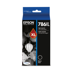 Epson 786XL DuraBrite Black High Yield Ink Cartridge, T786XL120-S