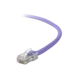 Belkin - Crossover cable - RJ-45 (M) to RJ-45 (M) - 10 ft - UTP - CAT 5e - purple