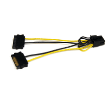 Load image into Gallery viewer, StarTech.com 6in SATA Power to 8 Pin PCI Express Video Card Power Cable Adapter