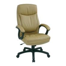 Load image into Gallery viewer, Office Star Work Smart Eco Bonded Leather High-Back Chair, Tan