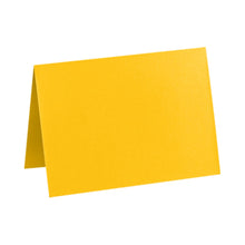 Load image into Gallery viewer, LUX Folded Cards, A9, 5 1/2in x 8 1/2in, Sunflower Yellow, Pack Of 1,000