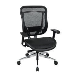 Office Star Space Series 818 Mesh Deluxe Chair, Black