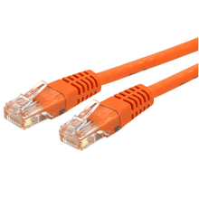 Load image into Gallery viewer, StarTech.com 6ft CAT6 Ethernet Cable - Orange Molded Gigabit CAT 6 Wire - 100W PoE RJ45 UTP 650MHz - Category 6 Network Patch Cord UL/TIA - 6ft Orange CAT6 up to 160ft - 650MHz - 100W PoE - 6 foot UL ETL verified